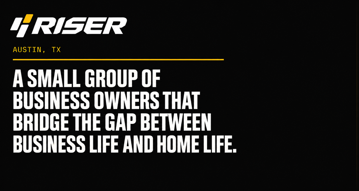 Raiser Net Riser Network: A network for growth centered, accountable leaders.